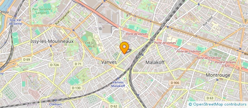 localisation de l'entreprise MONSIEUR OUSSAMA HARRACH à VANVES