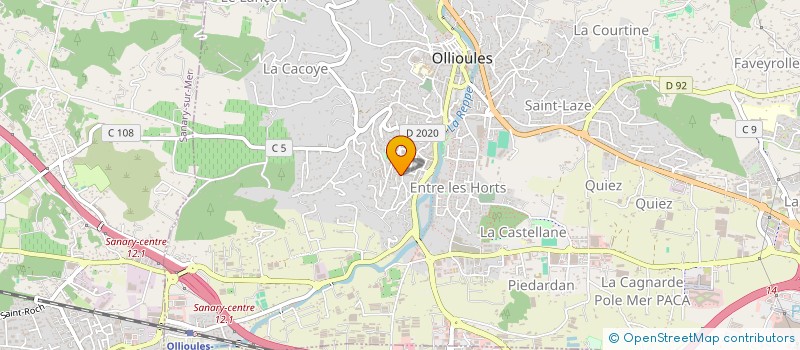 localisation de l'entreprise MONSIEUR OUSSAMA HASSEN à OLLIOULES