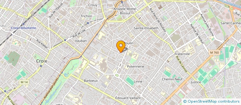 localisation de l'entreprise MONSIEUR OUSSAMA HATMI  ROUBAIX