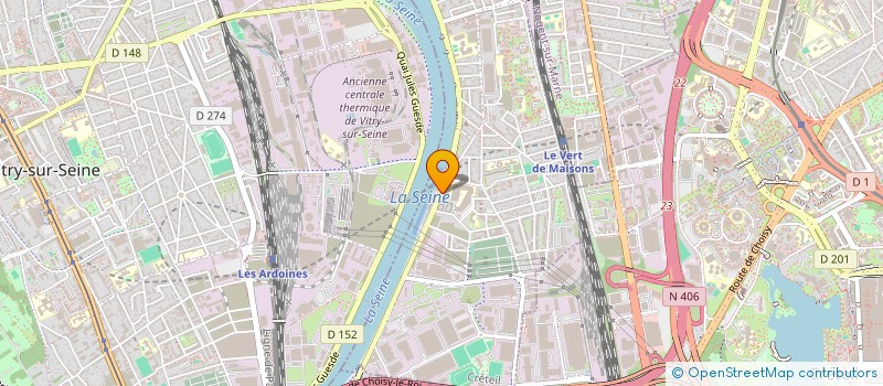 localisation de l'entreprise MONSIEUR OUSSAMA HIRICH  ALFORTVILLE