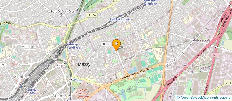 localisation de l'entreprise MONSIEUR OUSSAMA HNIA à MASSY