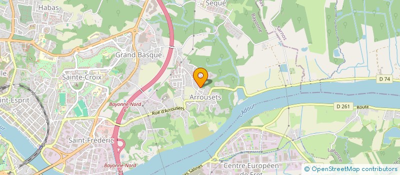 localisation de l'entreprise MONSIEUR OUSSAMA IDALI  BAYONNE