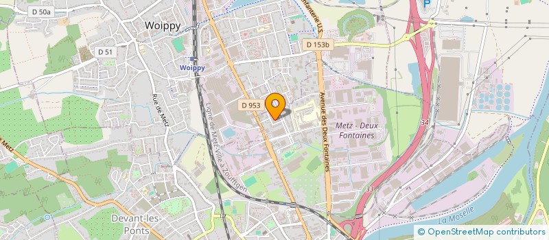 localisation de l'entreprise MONSIEUR OUSSAMA JAZIRI  METZ