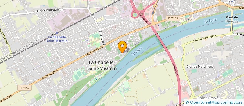 localisation de l'entreprise MONSIEUR OUSSAMA JEBBARI  LA CHAPELLE-SAINT-MESMIN