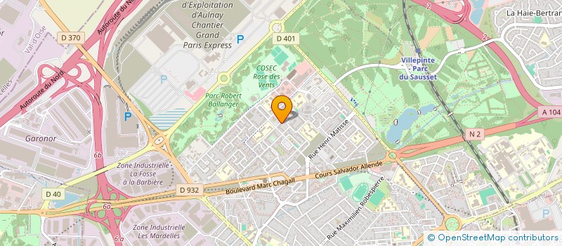 localisation de l'entreprise MONSIEUR OUSSAMA JEMLI à AULNAY-SOUS-BOIS