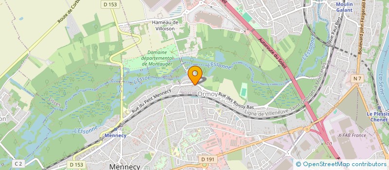 localisation de l'entreprise MONSIEUR OUSSAMA KHALFI  ORMOY