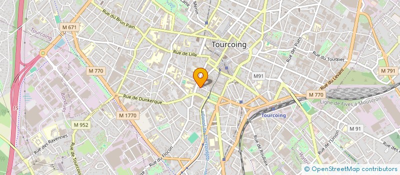 localisation de l'entreprise MONSIEUR OUSSAMA KHERRAZ  TOURCOING