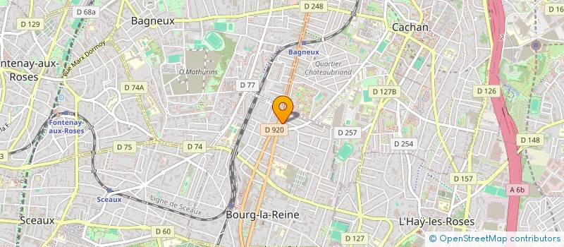 localisation de l'entreprise MONSIEUR OUSSAMA LAHMAR à BOURG-LA-REINE