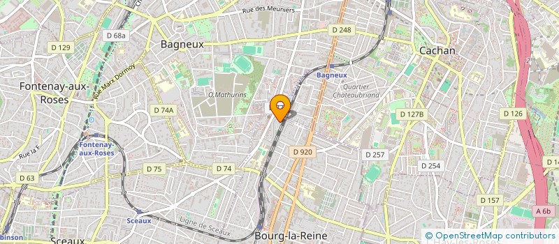 localisation de l'entreprise MONSIEUR OUSSAMA LAOUICI à BOURG-LA-REINE