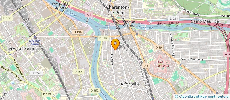 localisation de l'entreprise MONSIEUR OUSSAMA LASMAR  ALFORTVILLE