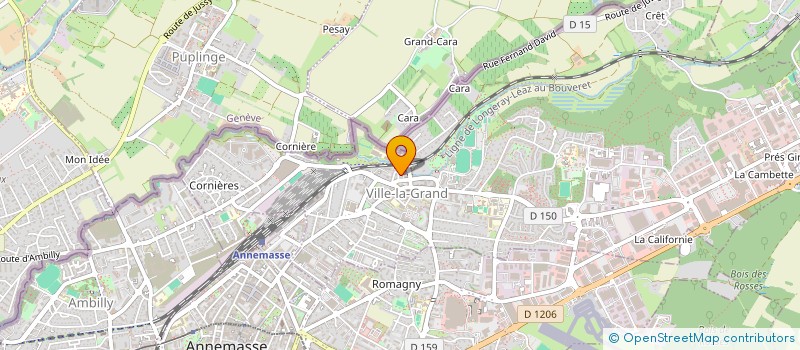 localisation de l'entreprise MONSIEUR OUSSAMA LATRECHE  ANNEMASSE