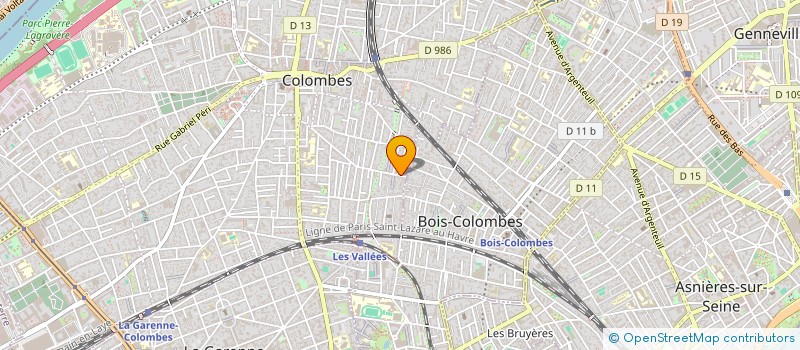 localisation de l'entreprise MONSIEUR OUSSAMA MADAH à COLOMBES