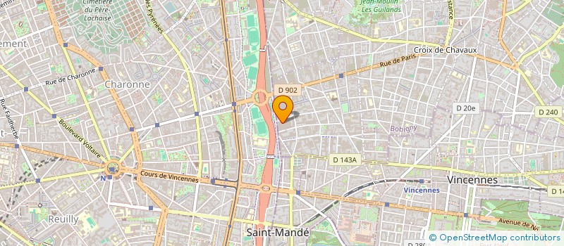 localisation de l'entreprise MONSIEUR OUSSAMA MADANI à MONTREUIL