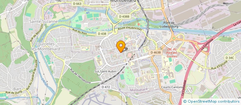 localisation de l'entreprise MONSIEUR OUSSAMA MANSOURI  MONTBELIARD