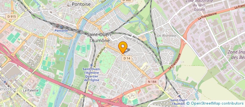 localisation de l'entreprise MONSIEUR OUSSAMA MEHDI à SAINT-OUEN-L'AUMONE