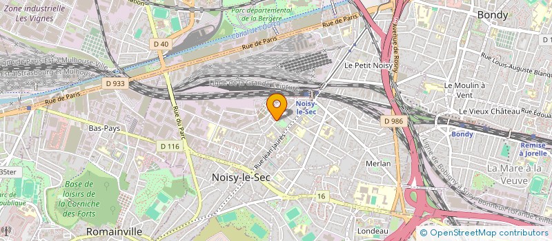 localisation de l'entreprise MONSIEUR OUSSAMA MEKKIOUI à NOISY-LE-SEC