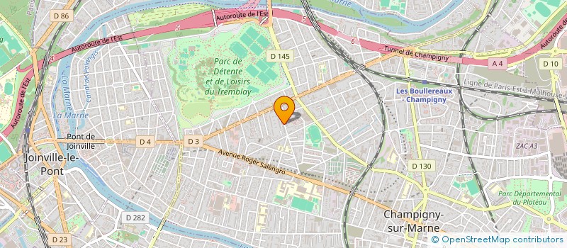 localisation de l'entreprise MONSIEUR OUSSAMA MELLOULI  CHAMPIGNY-SUR-MARNE