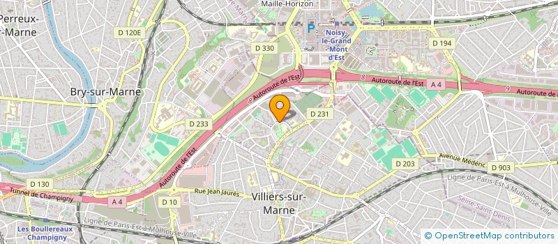 localisation de l'entreprise MONSIEUR OUSSAMA MHIRA  VILLIERS-SUR-MARNE