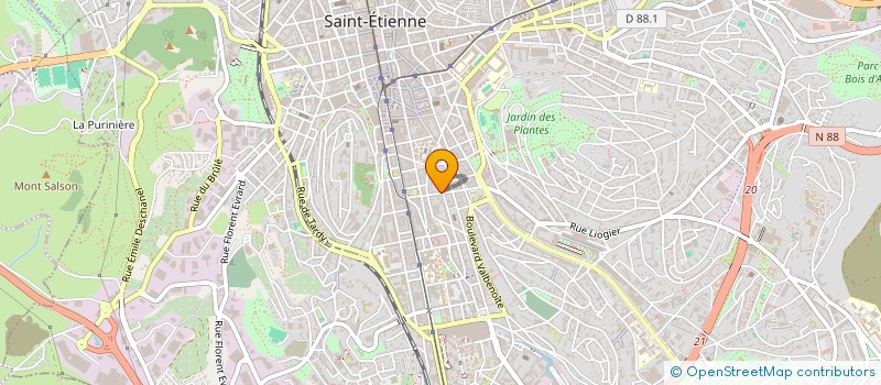 localisation de l'entreprise MONSIEUR OUSSAMA MIHOUB  SAINT-ETIENNE