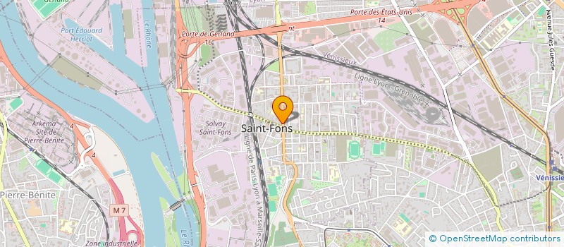 localisation de l'entreprise MONSIEUR OUSSAMA NAAMANI  SAINT-FONS