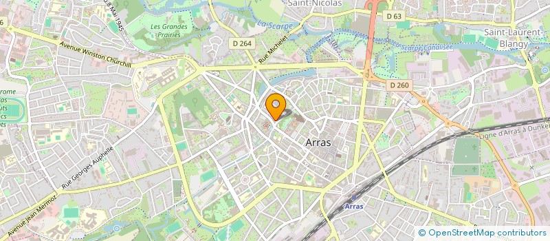 localisation de l'entreprise MONSIEUR OUSSAMA NOR à ARRAS