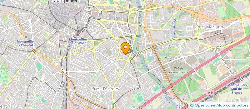 localisation de l'entreprise MONSIEUR OUSSAMA OUAD LLAH BENAIDA à MONTPELLIER