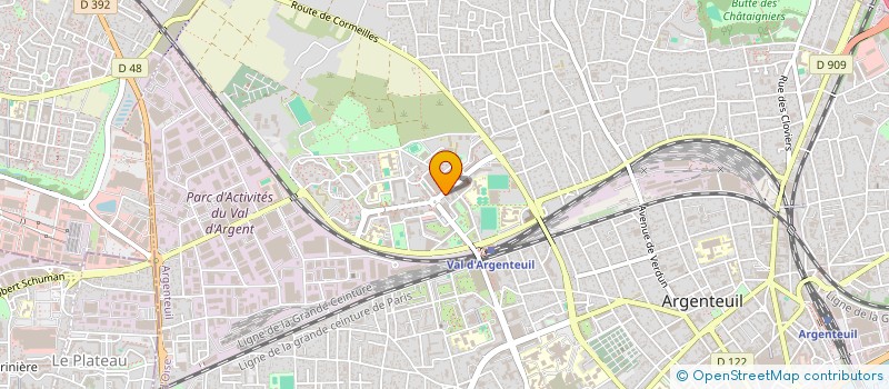 localisation de l'entreprise MONSIEUR OUSSAMA OUDI  ARGENTEUIL