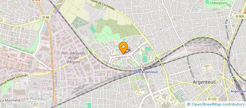 localisation de l'entreprise MONSIEUR OUSSAMA OUSSAIH  ARGENTEUIL