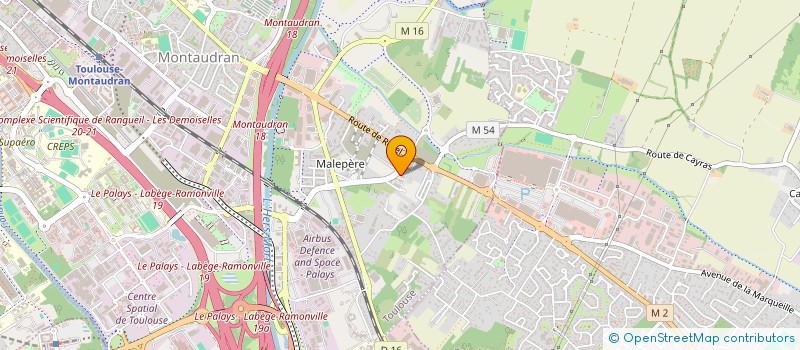 localisation de l'entreprise MONSIEUR OUSSAMA RAQUI  TOULOUSE