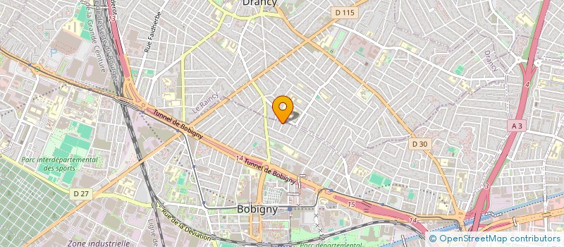 localisation de l'entreprise MONSIEUR OUSSAMA REGHIS  BOBIGNY