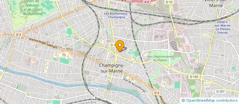 localisation de l'entreprise MONSIEUR OUSSAMA REZGUI à CHAMPIGNY-SUR-MARNE