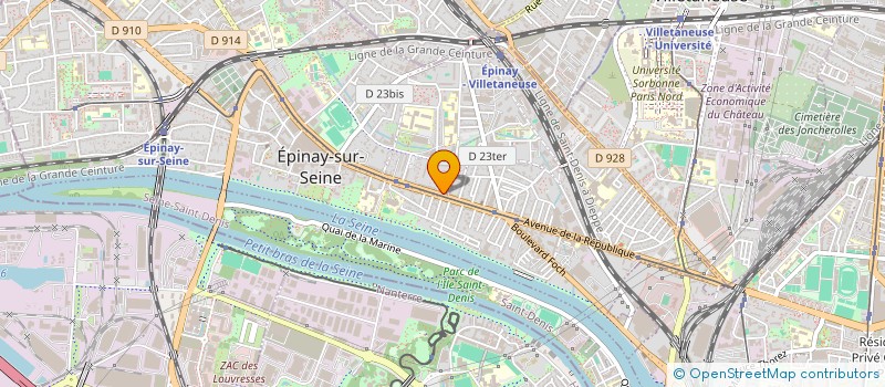 localisation de l'entreprise MONSIEUR OUSSAMA RHAZI à EPINAY-SUR-SEINE