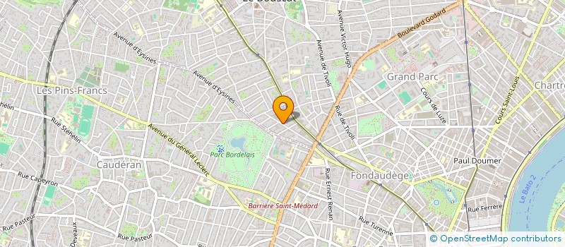 localisation de l'entreprise MONSIEUR OUSSAMA SADALLAH  LE BOUSCAT