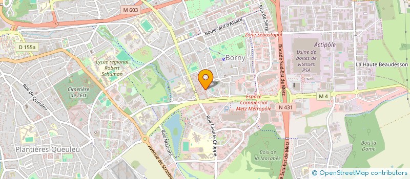 localisation de l'entreprise MONSIEUR OUSSAMA SAGHI  METZ