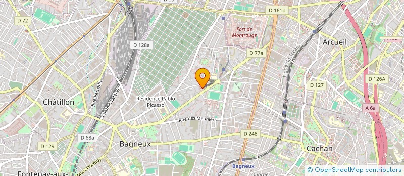 localisation de l'entreprise MONSIEUR OUSSAMA SAHLI à BAGNEUX