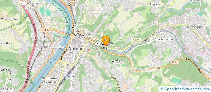 localisation de l'entreprise MONSIEUR OUSSAMA SBAIA EL MADI à VIENNE