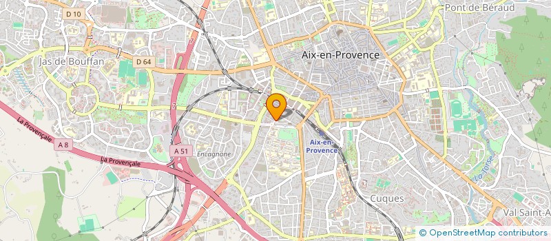 localisation de l'entreprise MONSIEUR OUSSAMA SIAD  AIX-EN-PROVENCE