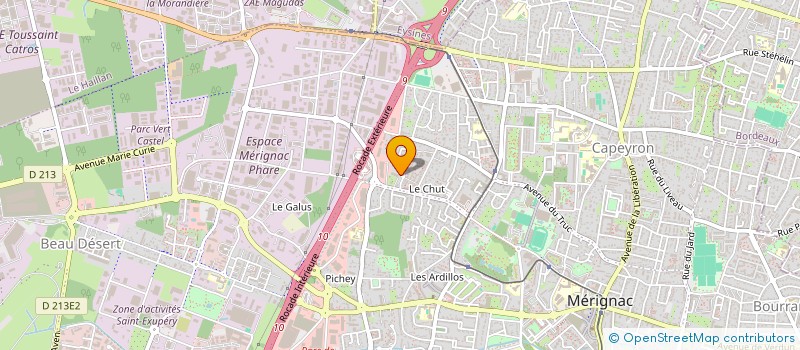 localisation de l'entreprise MONSIEUR OUSSAMA SMAIRKANDI  MERIGNAC