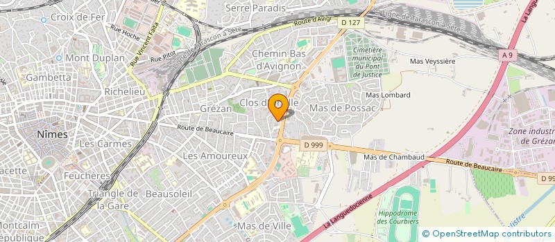 localisation de l'entreprise MONSIEUR OUSSAMA TAARABT  NIMES