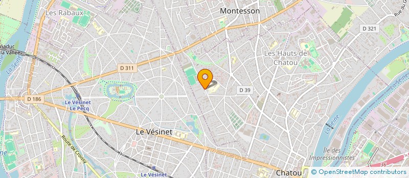 localisation de l'entreprise MONSIEUR OUSSAMA TAZI CHERTI  CHATOU