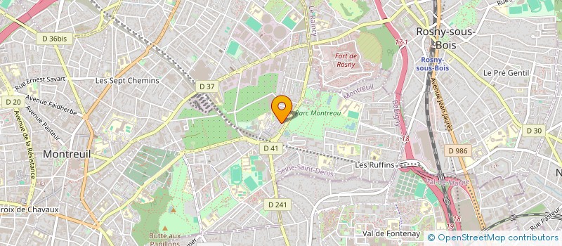 localisation de l'entreprise MONSIEUR OUSSAMA TIGHLIT  MONTREUIL