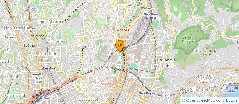 localisation de l'entreprise MONSIEUR OUSSAMA TOUMI  NICE