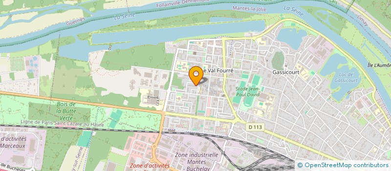 localisation de l'entreprise MONSIEUR OUSSAMA ZAIDANE  MANTES-LA-JOLIE