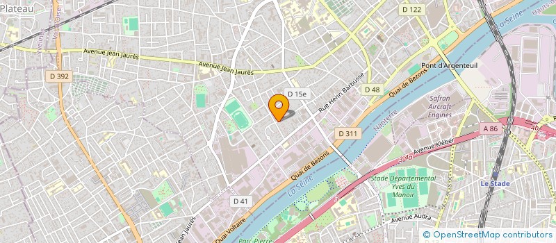 localisation de l'entreprise MONSIEUR OUSSAMA ZAKARIA à ARGENTEUIL