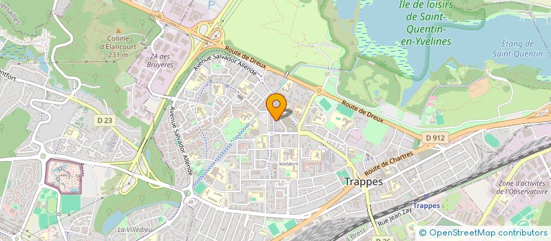 localisation de l'entreprise MONSIEUR OUSSAMA ZARRAGANE  TRAPPES