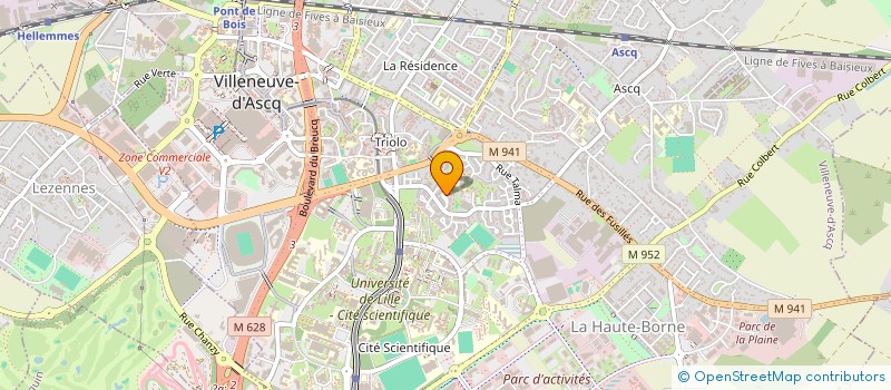 localisation de l'entreprise MONSIEUR OUSSAMA ZEKRI  VILLENEUVE-D'ASCQ