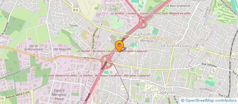 localisation de l'entreprise MONSIEUR OUSSAMA ZINE KHELLOUFI  EYSINES