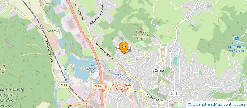 localisation de l'entreprise MONSIEUR OUSSAMA ZMIRLI  SAINT-DIE-DES-VOSGES