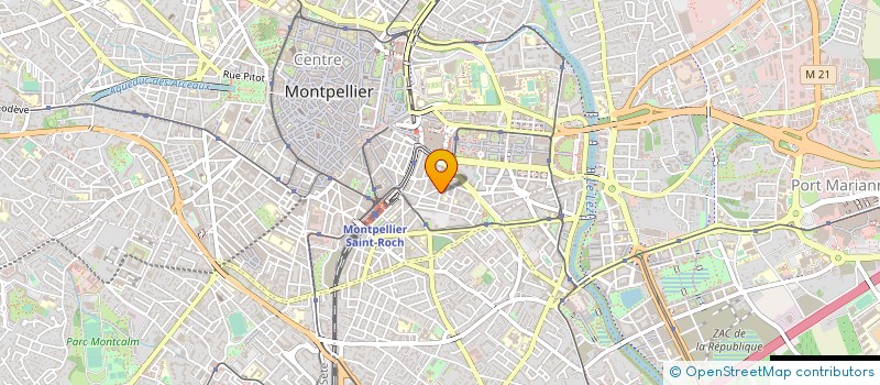 localisation de l'entreprise MONSIEUR OUSSEINI MAHAMANE TAHER à MONTPELLIER