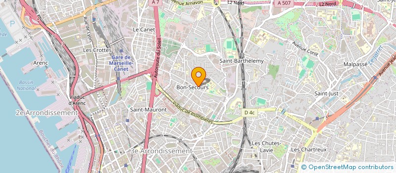 localisation de l'entreprise MONSIEUR OUSSEINI MOUSSA  MARSEILLE